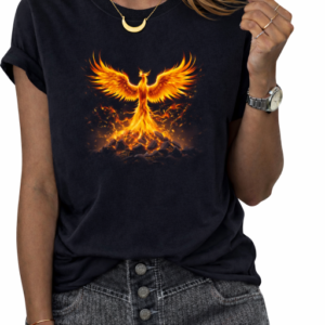 The Fire Griffin rises from flame and light — a symbol of strength, freedom, and fearless renewal.