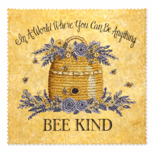 BeeWrapped 🐝 BEE KIND | Reusable Beeswax Wraps Set of 2 Designs | Naturally Waxed Cotton Food Storage | Made in Canada 🍁