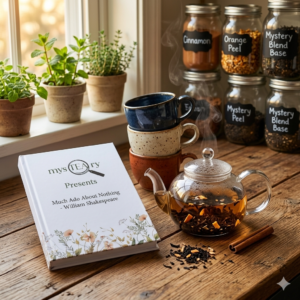 Much Ado About Nothing Black Tea Blend Literary Gift Set | Holiday Winter Spice | MysTEAry Collection