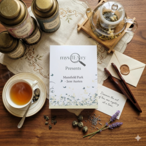Mansfield Park Herbal Tea Blend Literary Gift | Raspberry-Lemonade | MysTEAry Collection